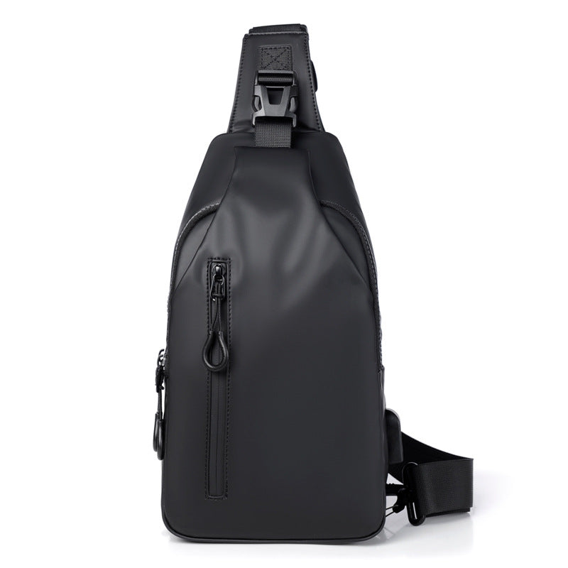 Black Sling Crossbody Backpack