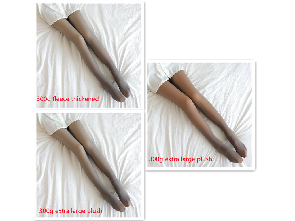 Fleece-Lined Thermal Pantyhose
