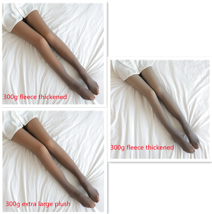 Fleece-Lined Thermal Pantyhose