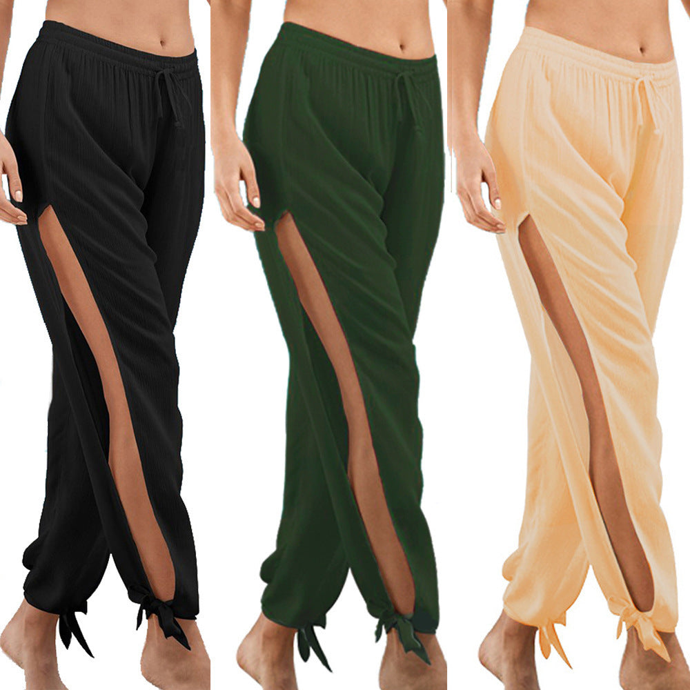 Loose-fitting Low-waisted Wide-legged Pants