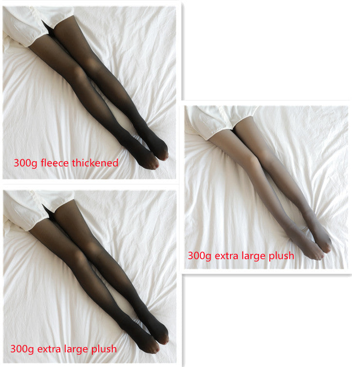 Fleece-Lined Thermal Pantyhose