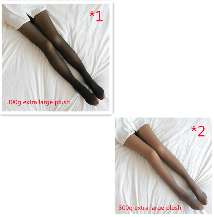 Fleece-Lined Thermal Pantyhose
