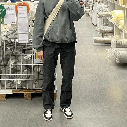 Lumberjack Cargo Pants Men's Straight Slacks