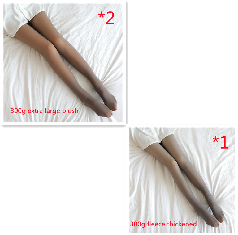 Fleece-Lined Thermal Pantyhose