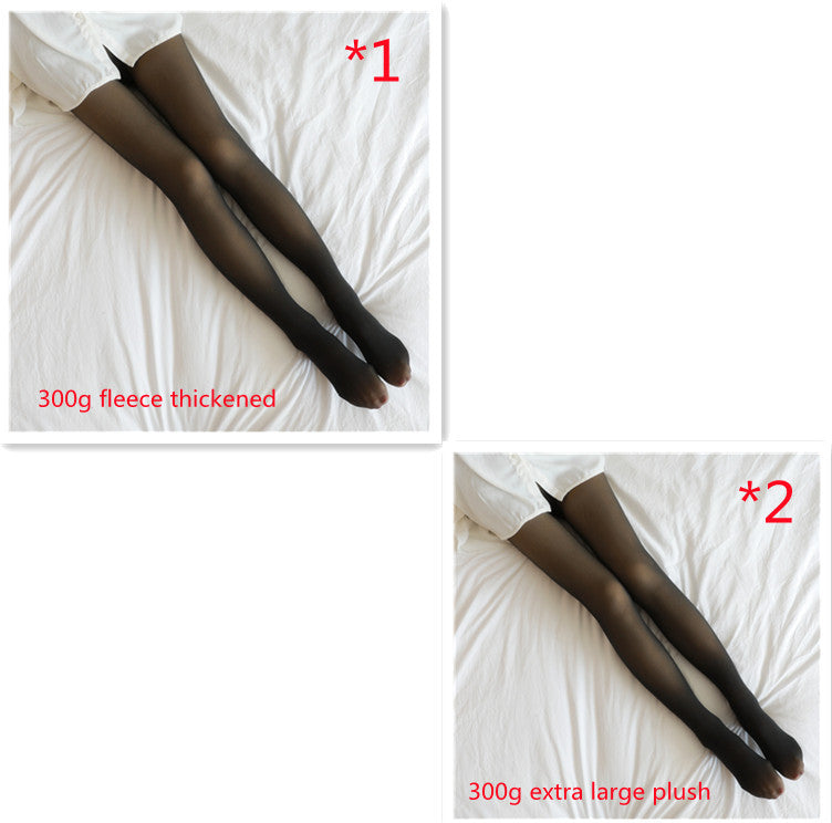 Fleece-Lined Thermal Pantyhose