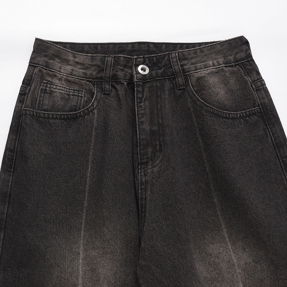 American Basic Style Straight Jeans