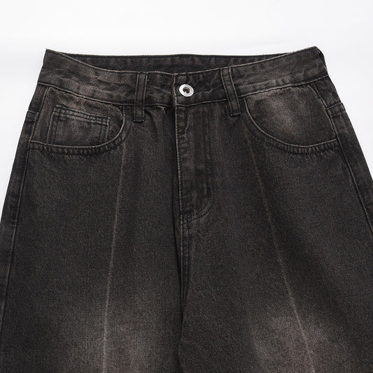 American Basic Style Straight Jeans