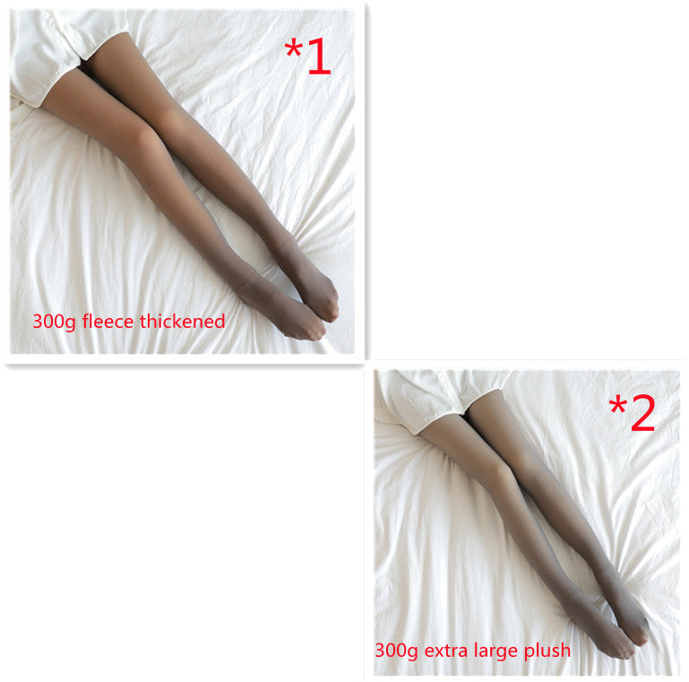 Fleece-Lined Thermal Pantyhose