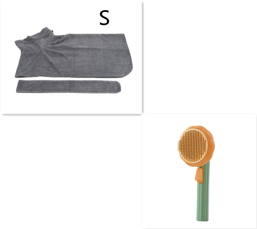 Cat Brush Steel Wire Self-cleaning Comb Looper