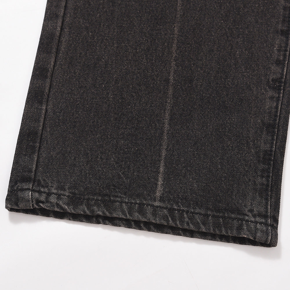 American Basic Style Straight Jeans